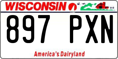WI license plate 897PXN