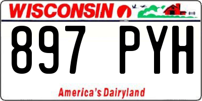 WI license plate 897PYH