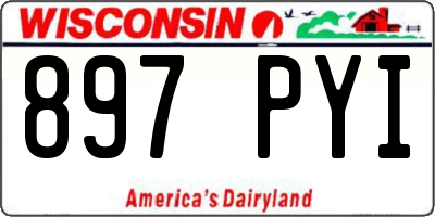 WI license plate 897PYI
