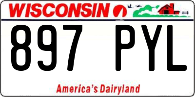 WI license plate 897PYL