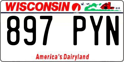 WI license plate 897PYN
