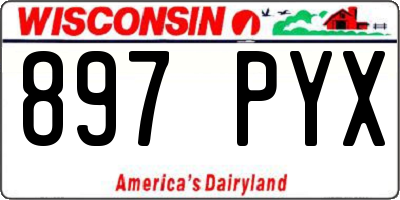 WI license plate 897PYX