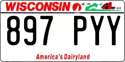 WI license plate 897PYY