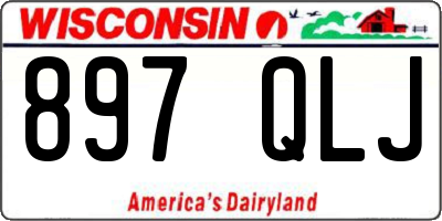WI license plate 897QLJ