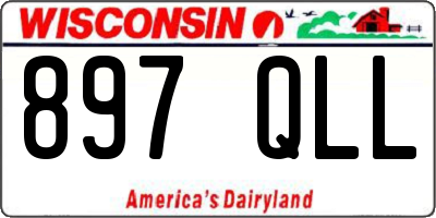 WI license plate 897QLL