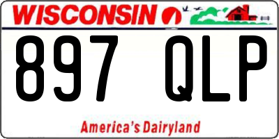 WI license plate 897QLP