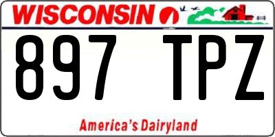 WI license plate 897TPZ