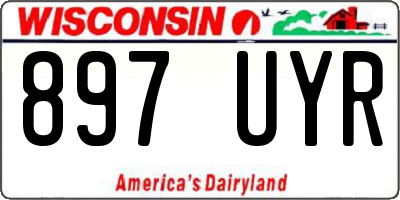 WI license plate 897UYR