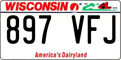 WI license plate 897VFJ