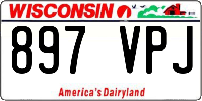 WI license plate 897VPJ