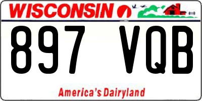 WI license plate 897VQB