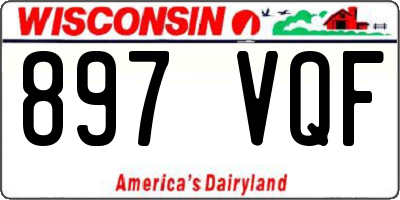 WI license plate 897VQF
