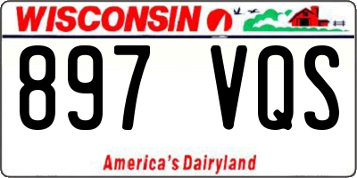 WI license plate 897VQS