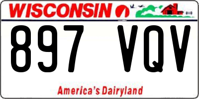 WI license plate 897VQV