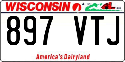 WI license plate 897VTJ