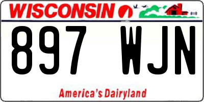 WI license plate 897WJN