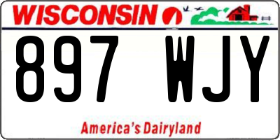 WI license plate 897WJY