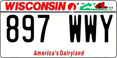 WI license plate 897WWY
