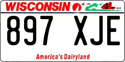 WI license plate 897XJE