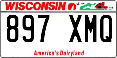 WI license plate 897XMQ
