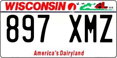 WI license plate 897XMZ