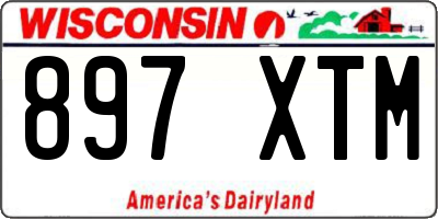 WI license plate 897XTM