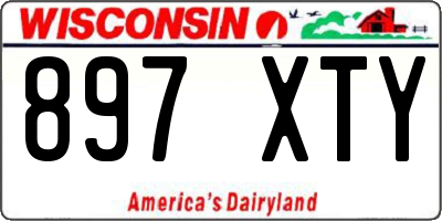 WI license plate 897XTY
