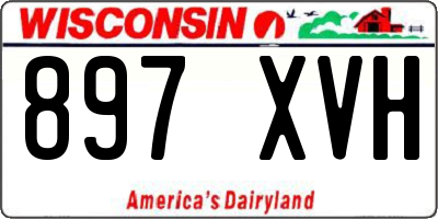 WI license plate 897XVH