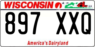 WI license plate 897XXQ