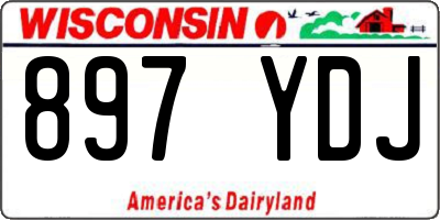 WI license plate 897YDJ