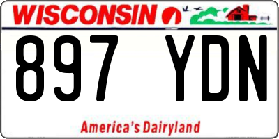WI license plate 897YDN