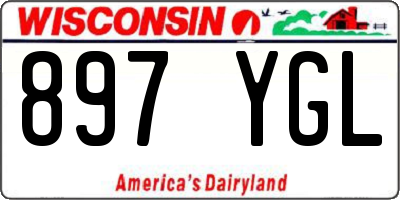 WI license plate 897YGL