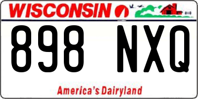 WI license plate 898NXQ