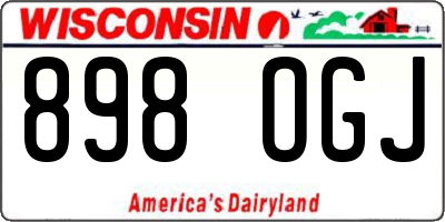 WI license plate 898OGJ