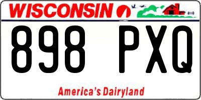 WI license plate 898PXQ