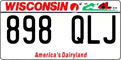 WI license plate 898QLJ