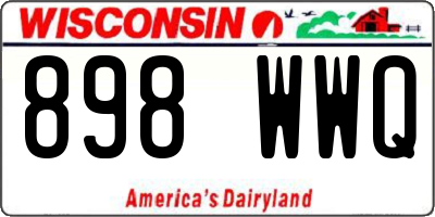 WI license plate 898WWQ