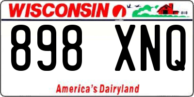 WI license plate 898XNQ