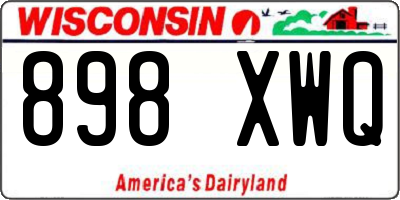 WI license plate 898XWQ
