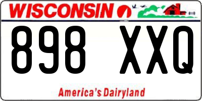 WI license plate 898XXQ