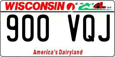 WI license plate 900VQJ