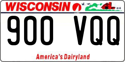 WI license plate 900VQQ