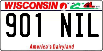 WI license plate 901NIL