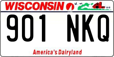WI license plate 901NKQ