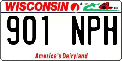 WI license plate 901NPH