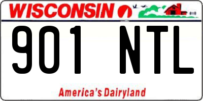WI license plate 901NTL
