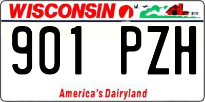 WI license plate 901PZH