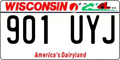 WI license plate 901UYJ