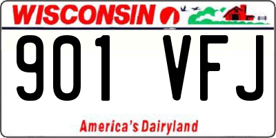 WI license plate 901VFJ