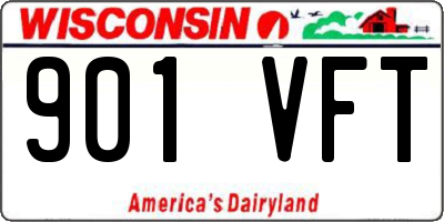 WI license plate 901VFT